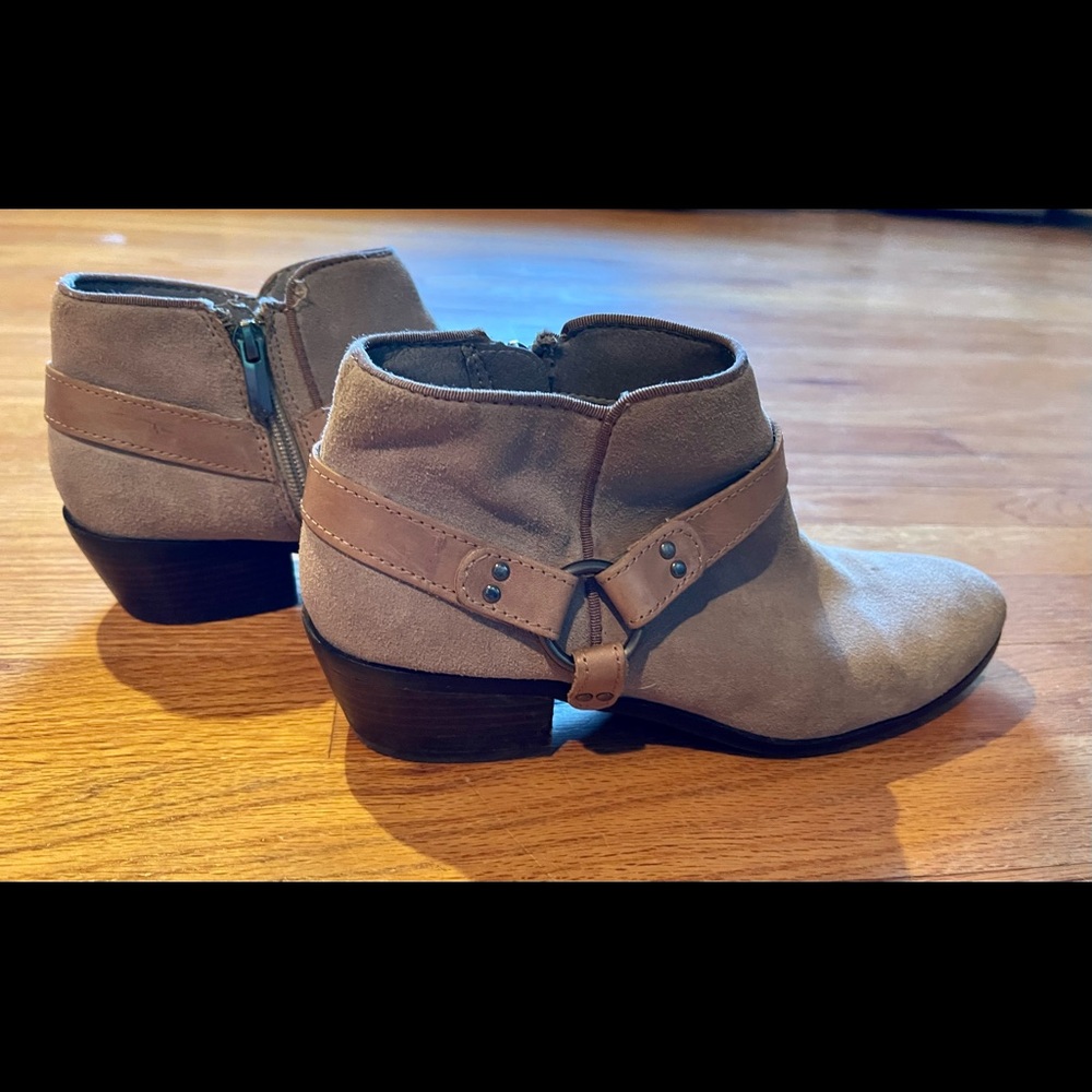 Sam Edelman Suede Western Ankle Booties